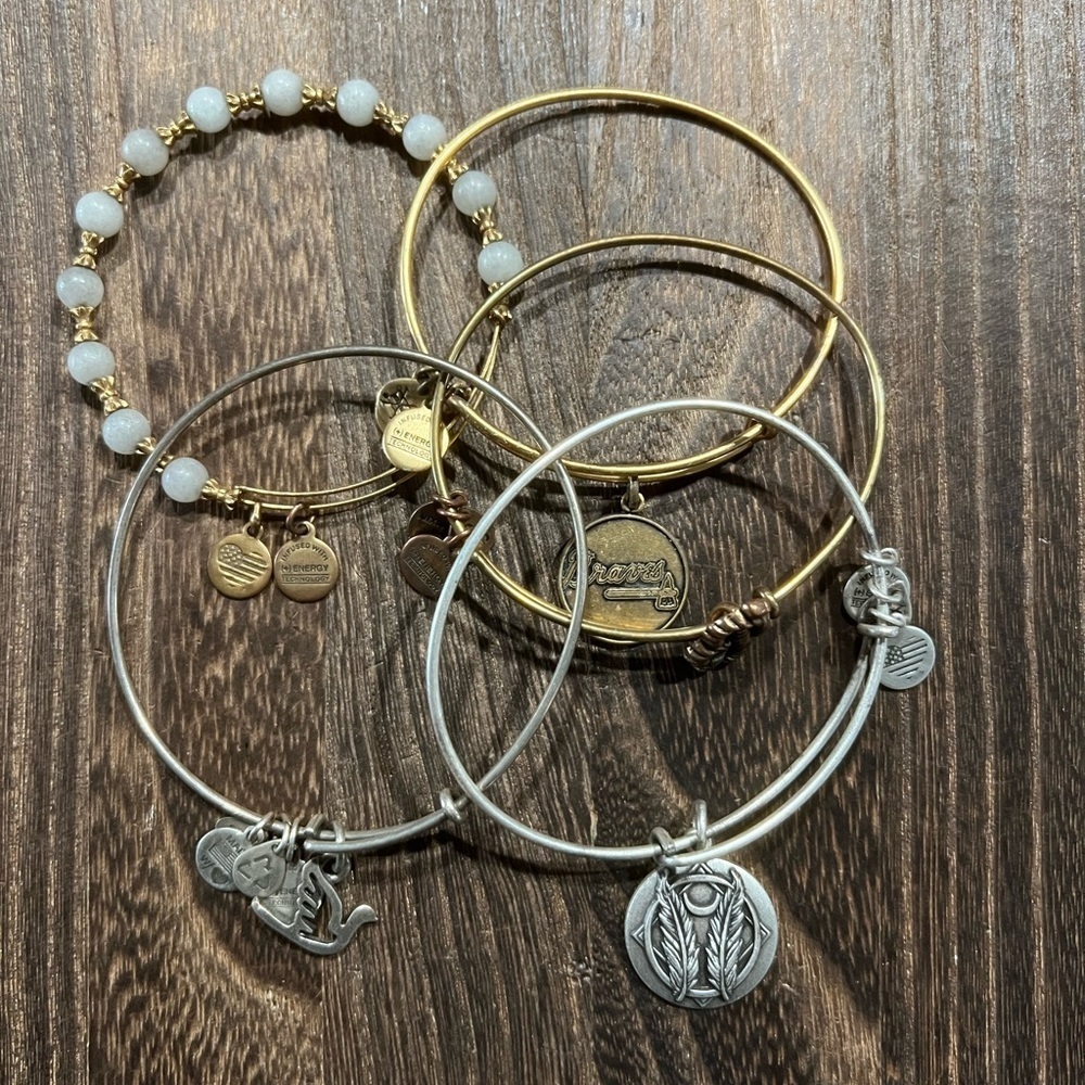Alex & Ani Bracelets Set Of 5 B36